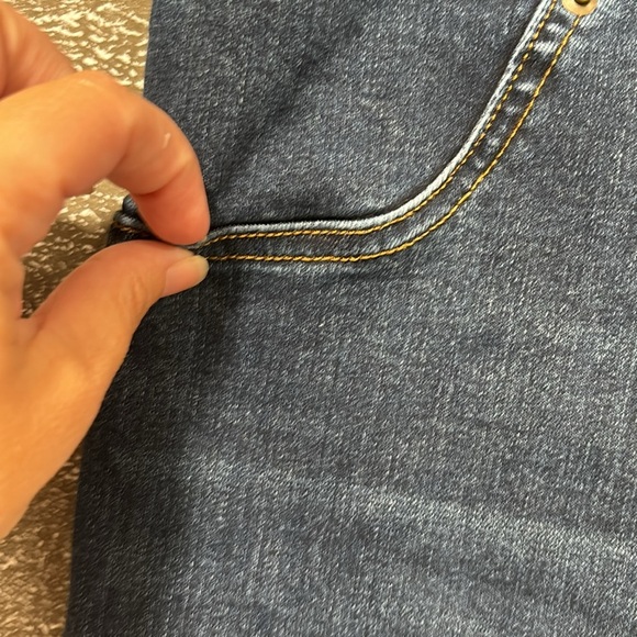 Spanx 26” inseam pull on boot cut tummy control Jean size 3X - Picture 3 of 7